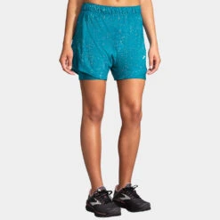 Brooks Chaser 5" 2-in-1 Shorts Women's -Brooks Shop 056804 486 1
