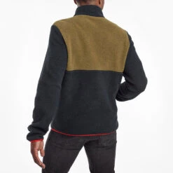 Saucony Fireside Fleece Anorak Men's -Brooks Shop 057009 bk 2