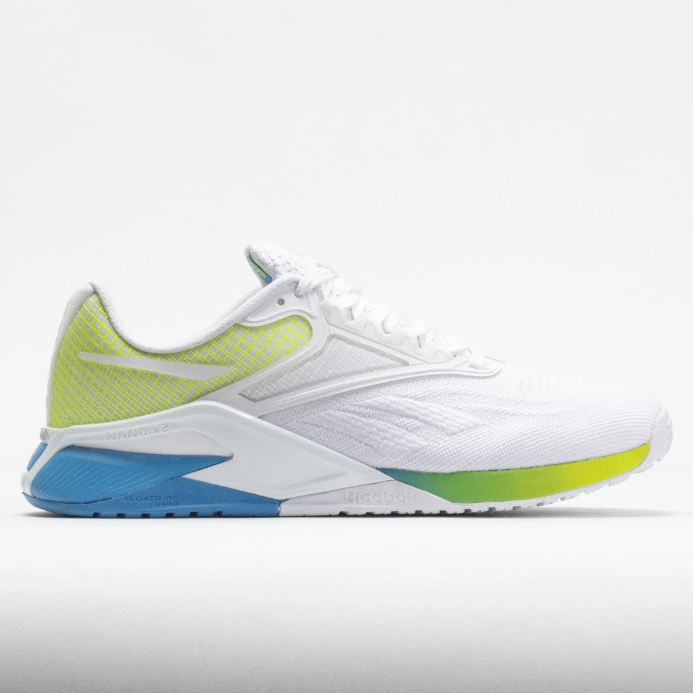 Reebok Nano X2 Women's White/Essential Blue/Acid Yellow 1 Reebok Nano X2 Women's White/Essential Blue/Acid Yellow