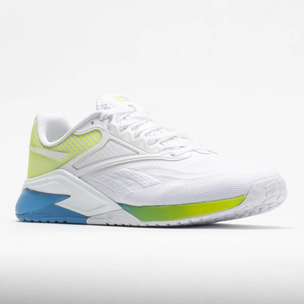 Reebok Nano X2 Women's White/Essential Blue/Acid Yellow 5 Reebok Nano X2 Women's White/Essential Blue/Acid Yellow - Image 5