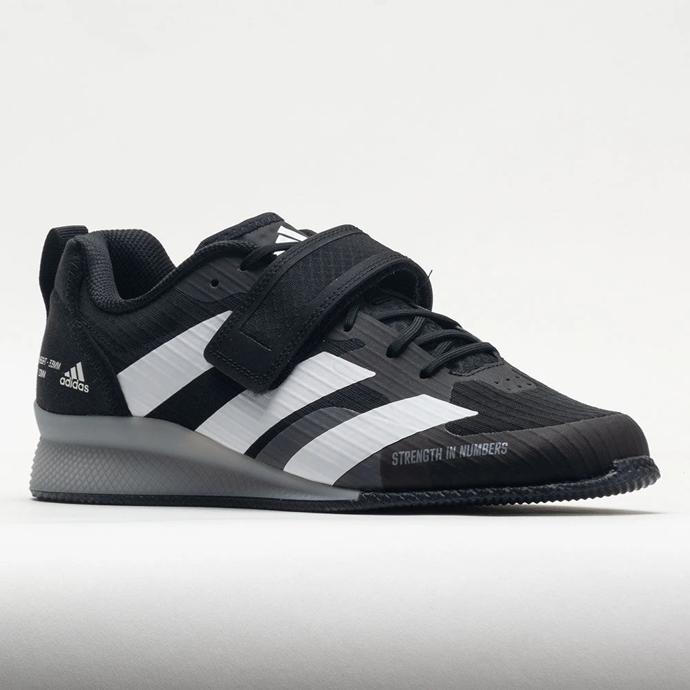 Adidas Adipower III Men's Black/White/Grey 5 Adidas Adipower III Men's Black/White/Grey - Image 5