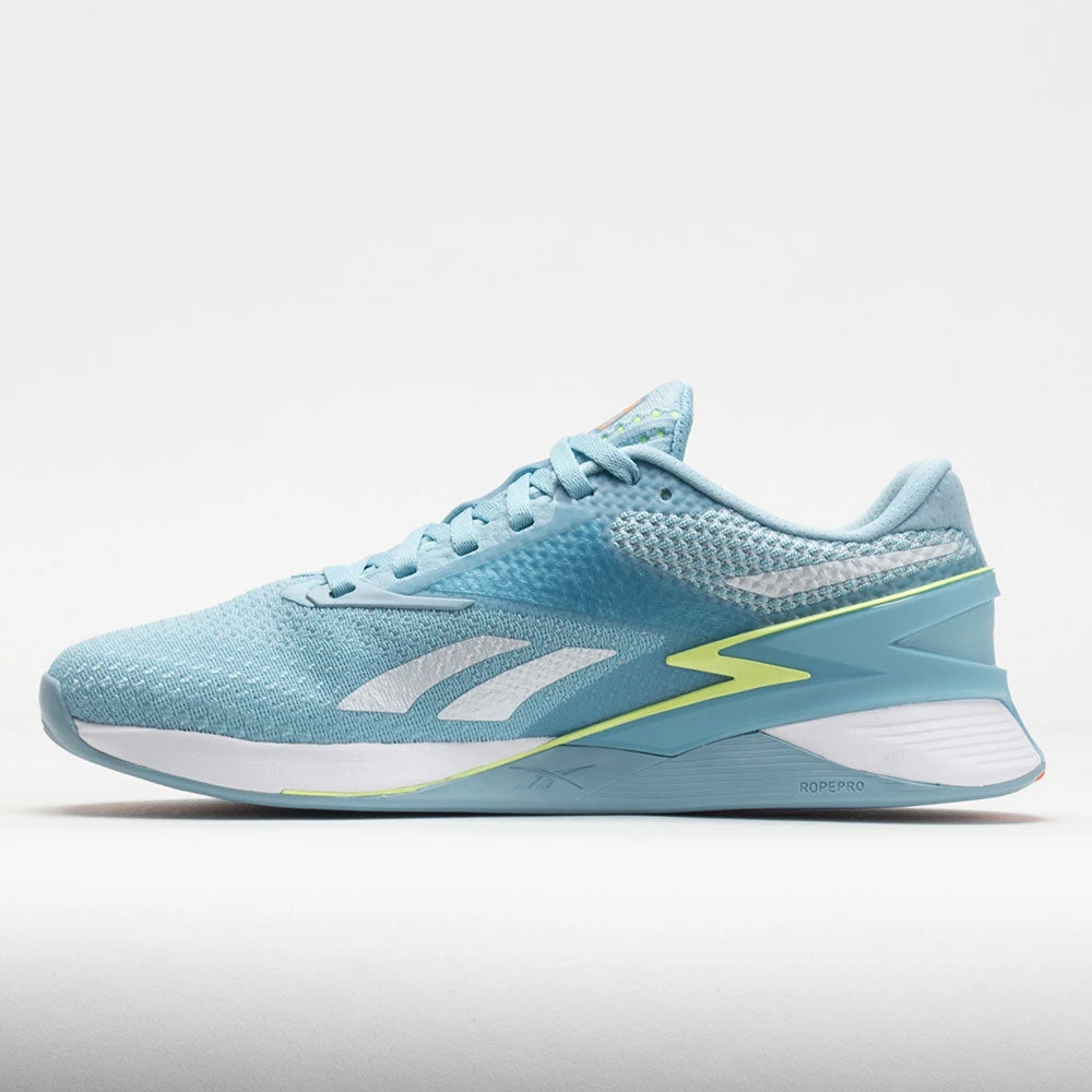 Reebok Nano X3 Women's Blue Pearl/Energy Glow/Peach Fuzz 2 Reebok Nano X3 Women's Blue Pearl/Energy Glow/Peach Fuzz - Image 2