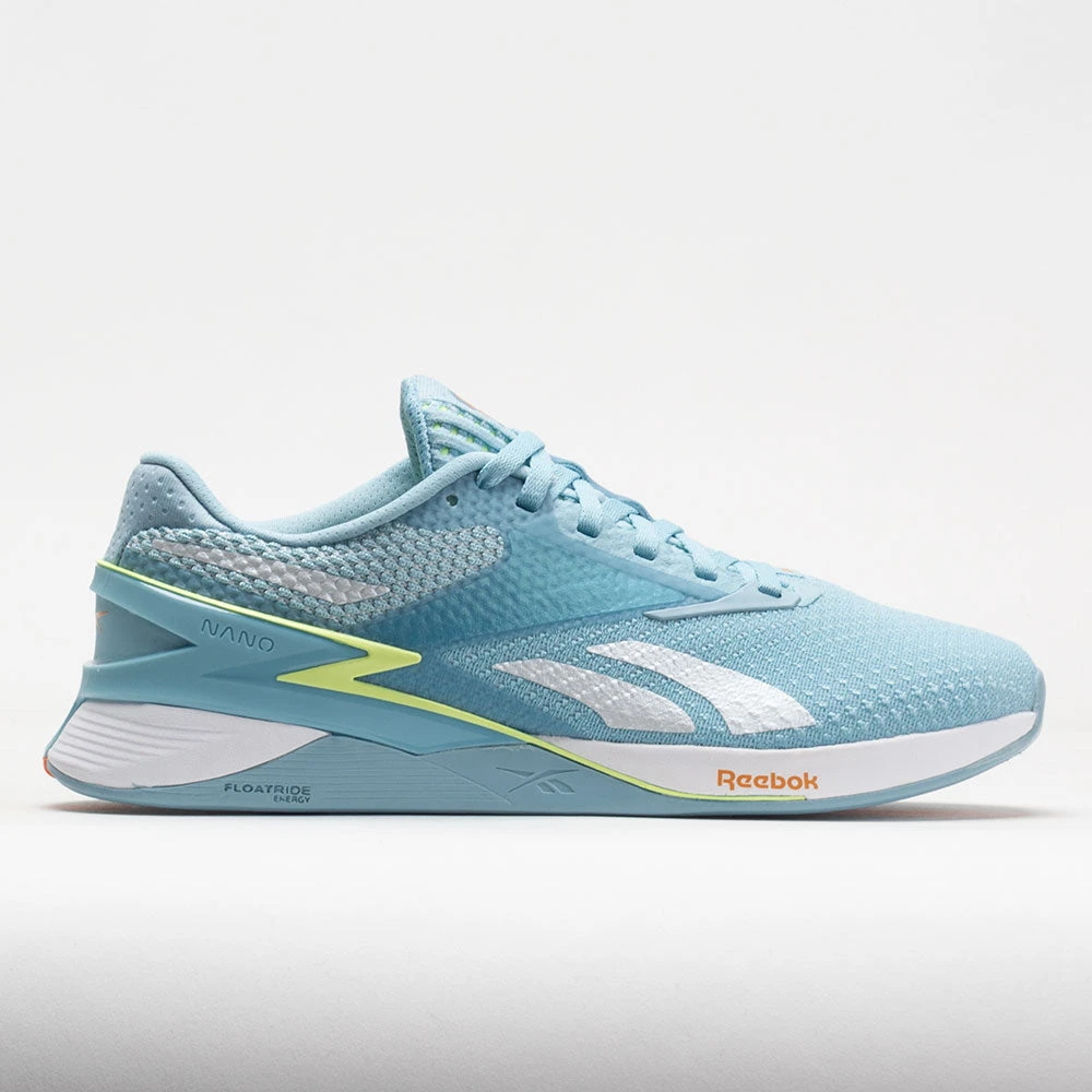 Reebok Nano X3 Women's Blue Pearl/Energy Glow/Peach Fuzz 1 Reebok Nano X3 Women's Blue Pearl/Energy Glow/Peach Fuzz