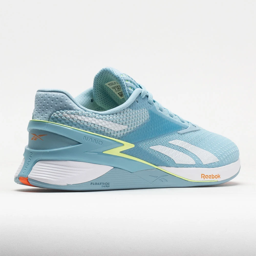 Reebok Nano X3 Women's Blue Pearl/Energy Glow/Peach Fuzz 6 Reebok Nano X3 Women's Blue Pearl/Energy Glow/Peach Fuzz - Image 6