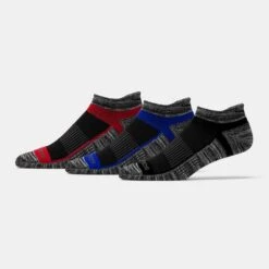 Saucony Inferno No Show Tab Socks 3 Pack -Brooks Shop 650965 067 1