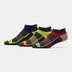 Saucony Inferno No Show Tab Socks 3 Pack -Brooks Shop 650965 076 1