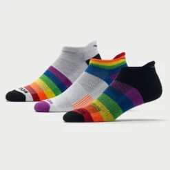 Saucony Inferno No Show Tab Socks 3 Pack -Brooks Shop 650965 905 1