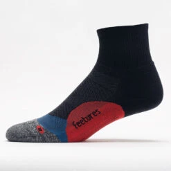 Feetures Elite Light Cushion Quarter Socks -Brooks Shop 651082 501 1
