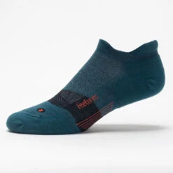 Feetures Merino 10 Cushion No Show Tab Socks -Brooks Shop 651258 428 1