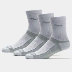 Saucony Inferno Cushion Mid-Crew Socks 3 Pack 5 Saucony Inferno Cushion Mid-Crew Socks 3 Pack -Brooks Shop 651300 100 1