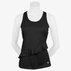 Fila Ruffles & Stripes Ruffle Racerback Tank Women's