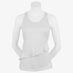 Fila Ruffles & Stripes Ruffle Racerback Tank Women's -Brooks Shop 757418 100 1