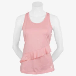 Fila Ruffles & Stripes Ruffle Racerback Tank Women's -Brooks Shop 757418 678 1