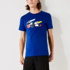 Lacoste Core Performance Printed Tee Men's -Brooks Shop 758015 bdm 1